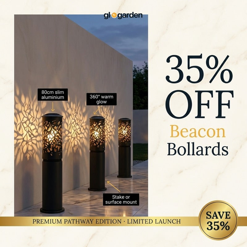 GloGarden beacon-bollards ad creative
