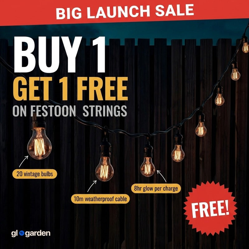 GloGarden festoon-glow ad creative