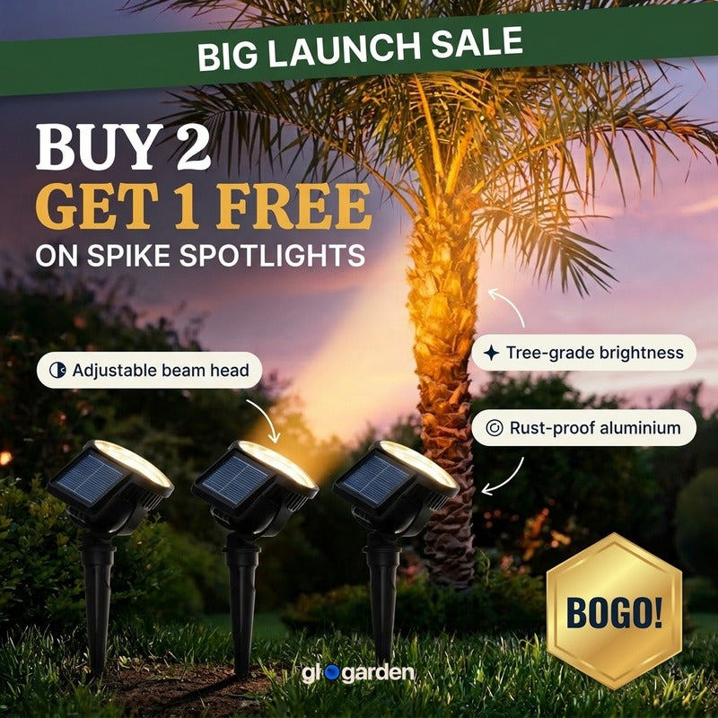 GloGarden spike-spotlights ad creative